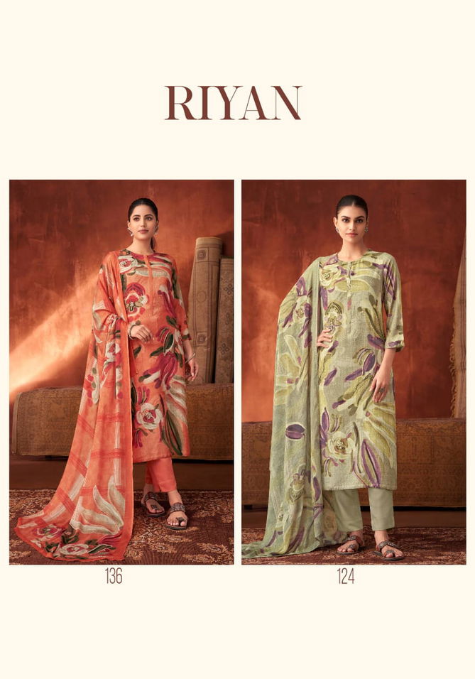 Riyan By Sahiba Staple Twill Digital Printed Dress Material Wholesale Shop In Surat